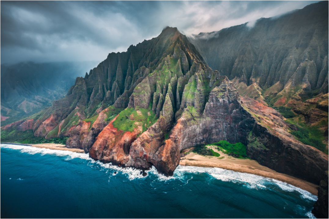 Main image Napali Coast Cliffs, Kauai Hawaii