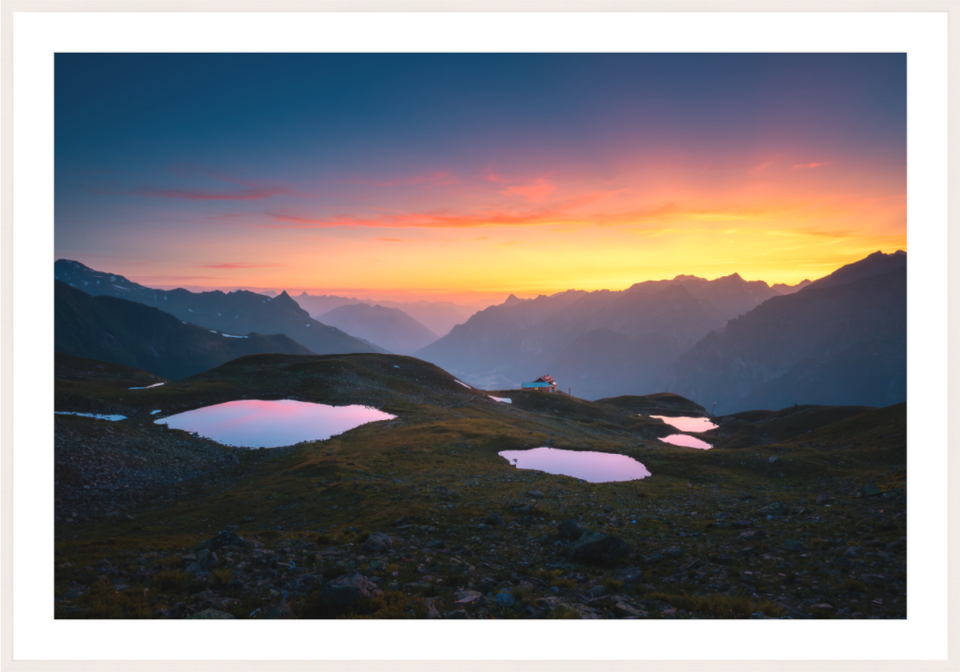 Main image Mountain Lakes at Sunset