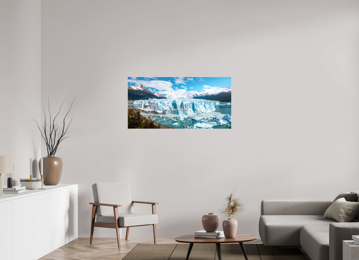 120 x 60 cm, Photo Print Under Acrylic Glass Perito Moreno Glacier, Patagonia