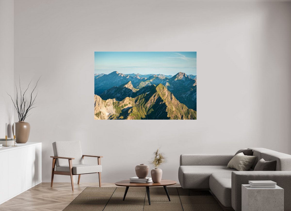 180 x 120 cm, Photo Print Under Acrylic Glass Mohnenfluh Morning Light, Lech Austria