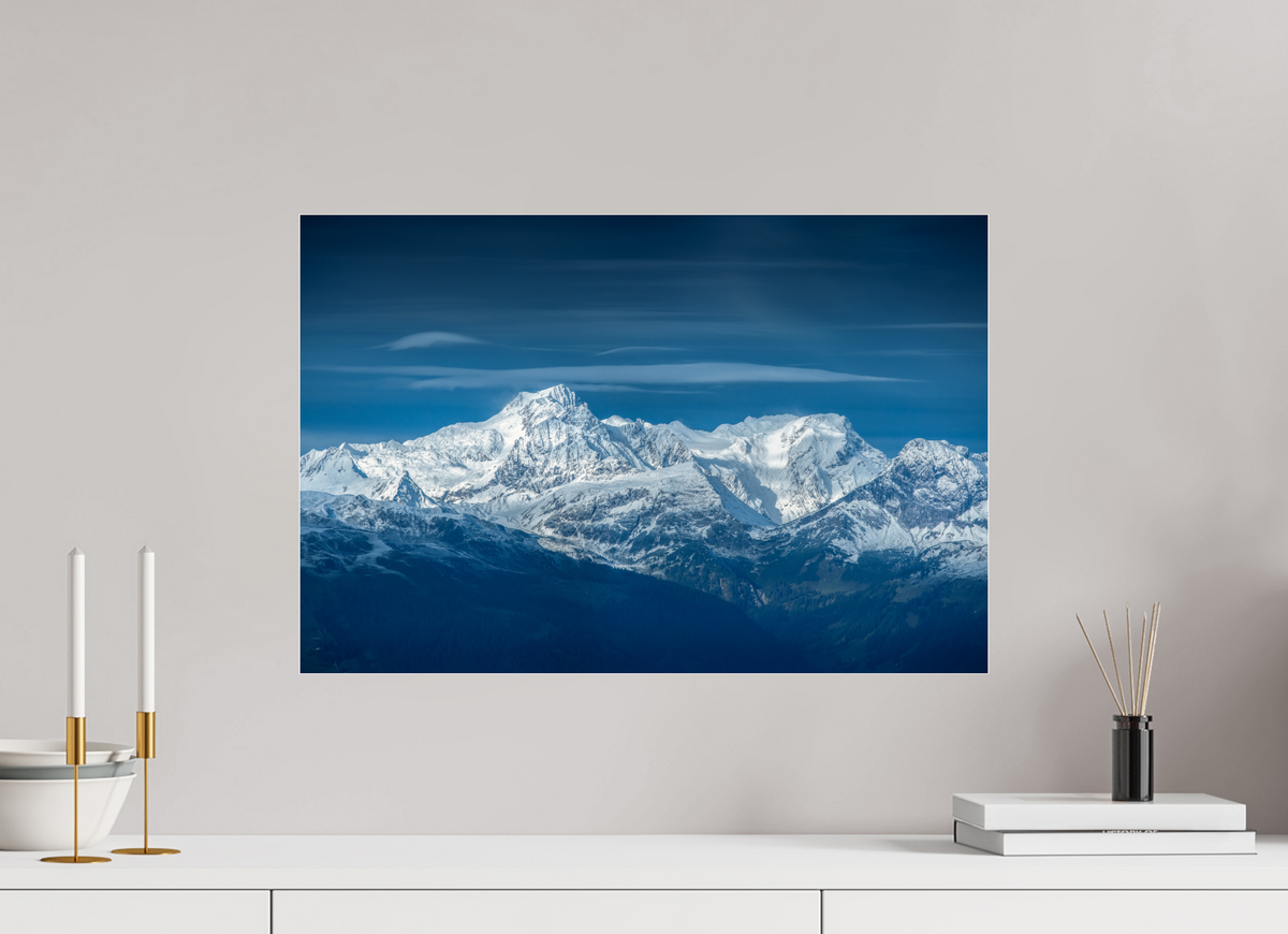 60 x 40 cm, Photo Print Under Acrylic Glass Schesaplana Sunrise from Muttjoechle