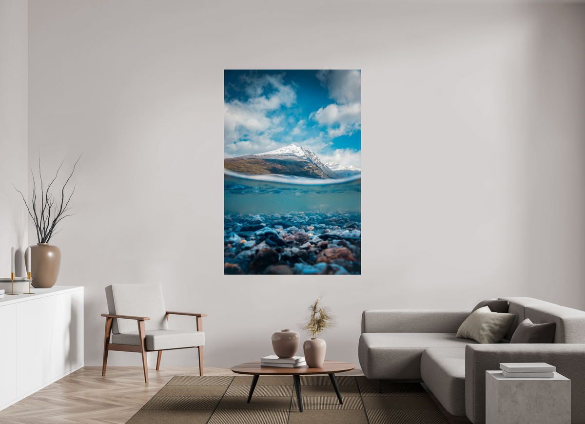 120 x 180 cm, Photo Print Under Acrylic Glass Lago Roca, Patagonia