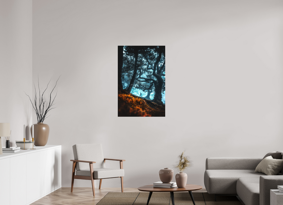 70 x 105 cm, Papierprint ohne Rahmen Enchanted Forest, Fanal, Madeira