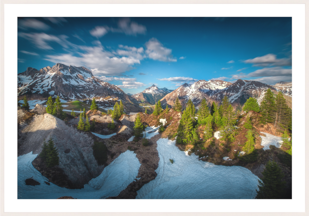 Main image Spring Panorama With the Biberkopf, Lech