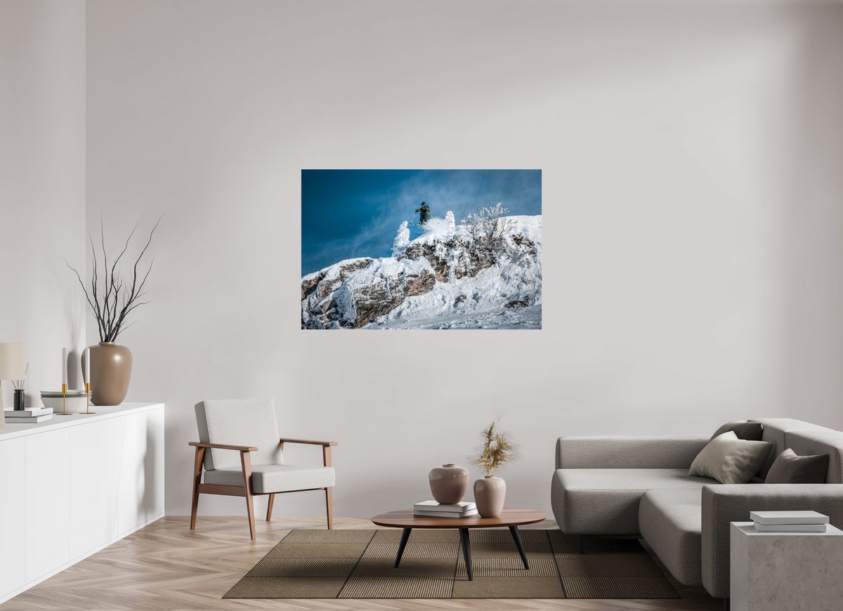 150 x 100 cm, Photo Print Under Acrylic Glass St. Anton Skiing, Arlberg Austria