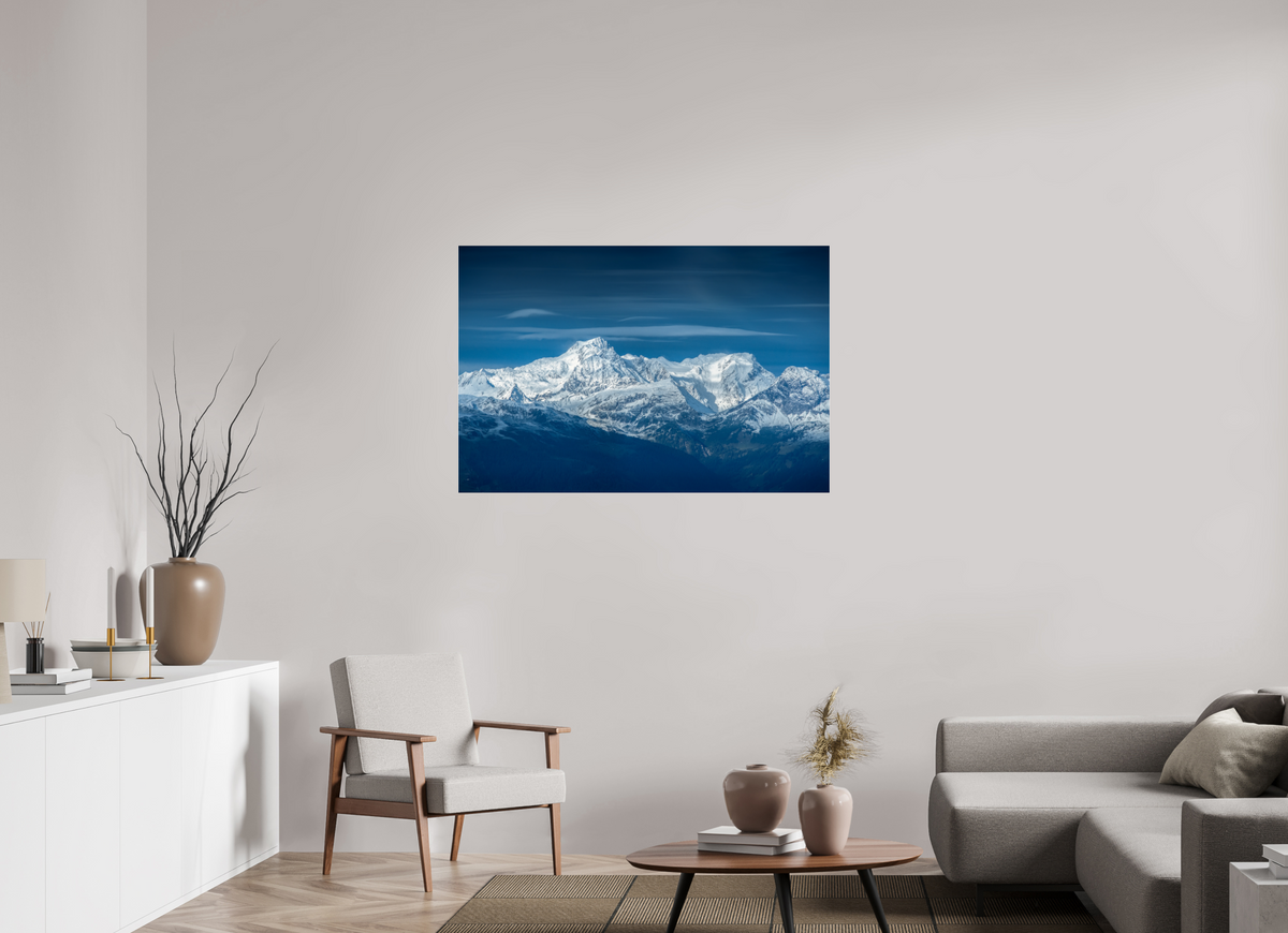 120 x 80 cm, Photo Print Under Acrylic Glass Schesaplana Sunrise from Muttjoechle