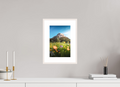 20 x 30 cm, Rahmen-Weiß Omeshorn in the Sunset Glow, Lech