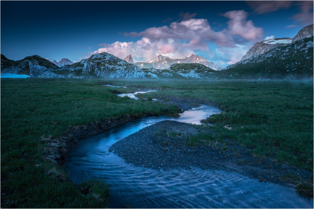 Main image Madloch River Bend at Blue Hour, Lech