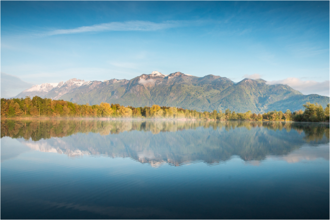 Main image Baggerlöcher Reflection, Feldkirch