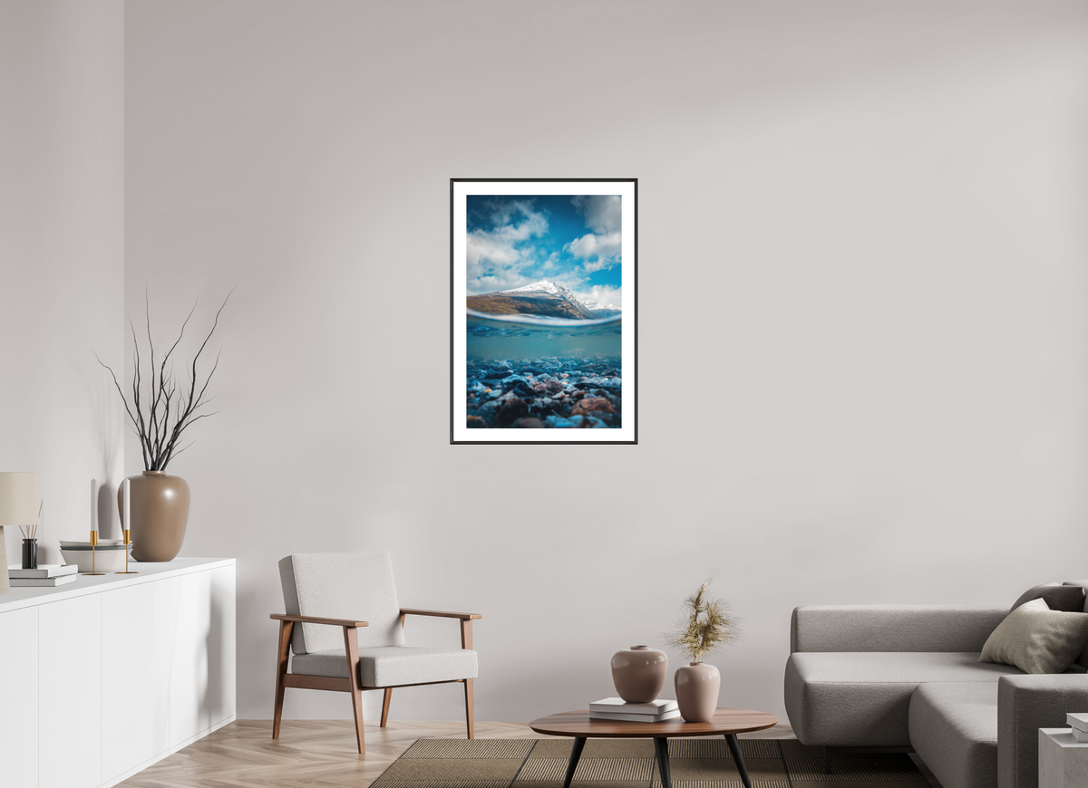 60 x 90 cm, Rahmen-Schwarz Lago Roca, Patagonia