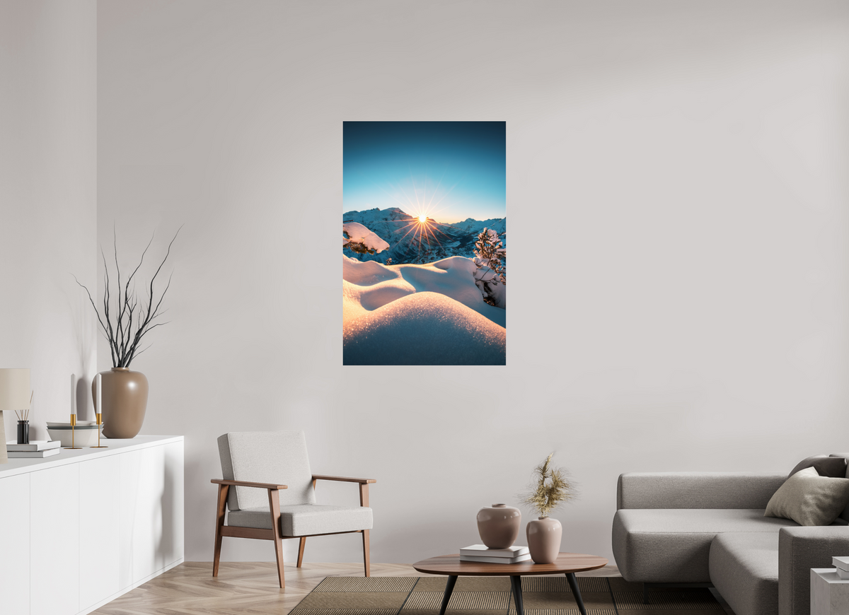 80 x 120 cm, Photo Print Under Acrylic Glass Kriegerhorn, Lech Arlberg
