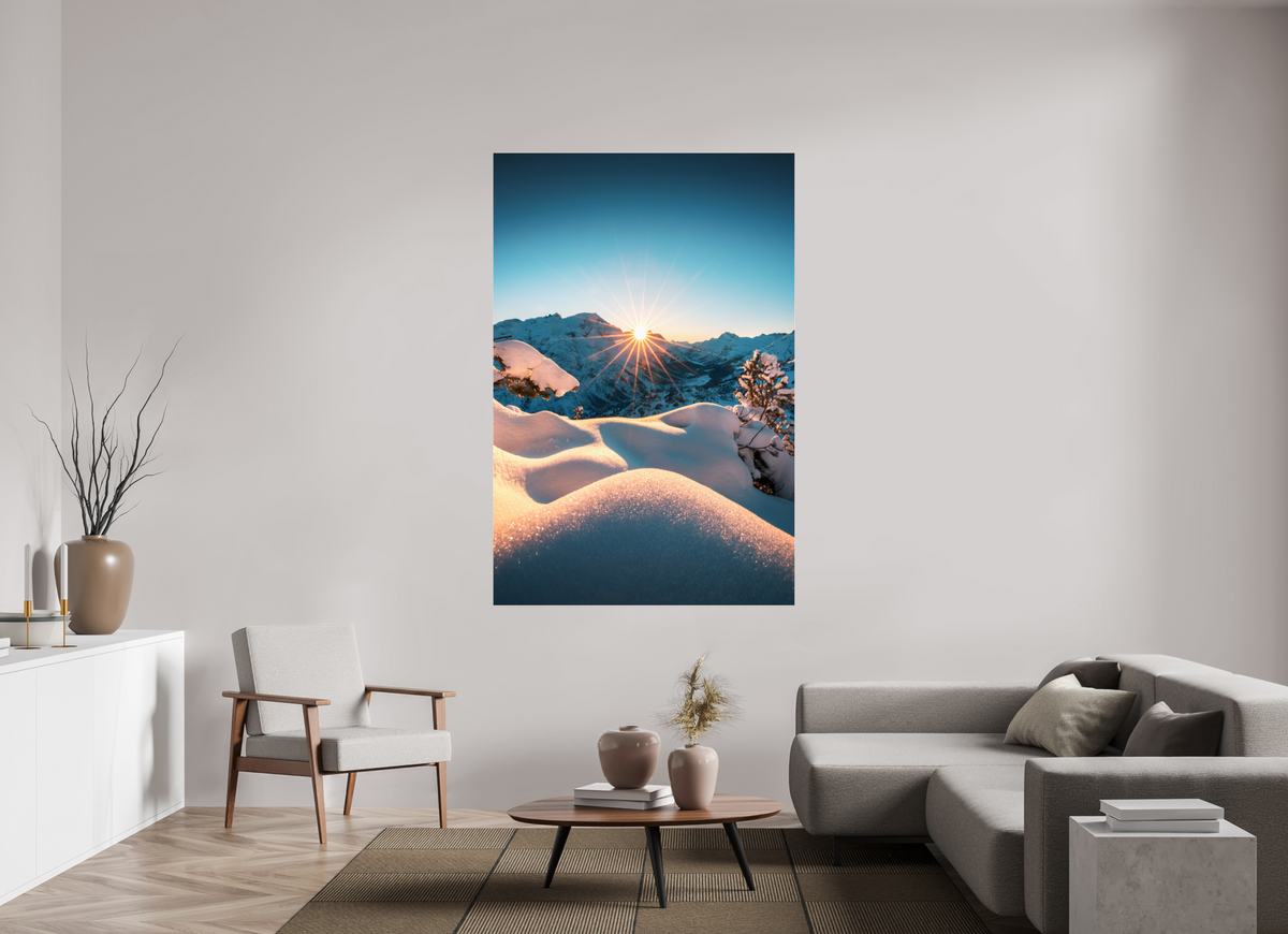 120 x 180 cm, Photo Print Under Acrylic Glass Kriegerhorn, Lech Arlberg