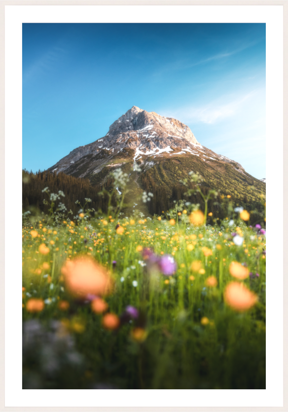 Main image Omeshorn in the Sunset Glow, Lech