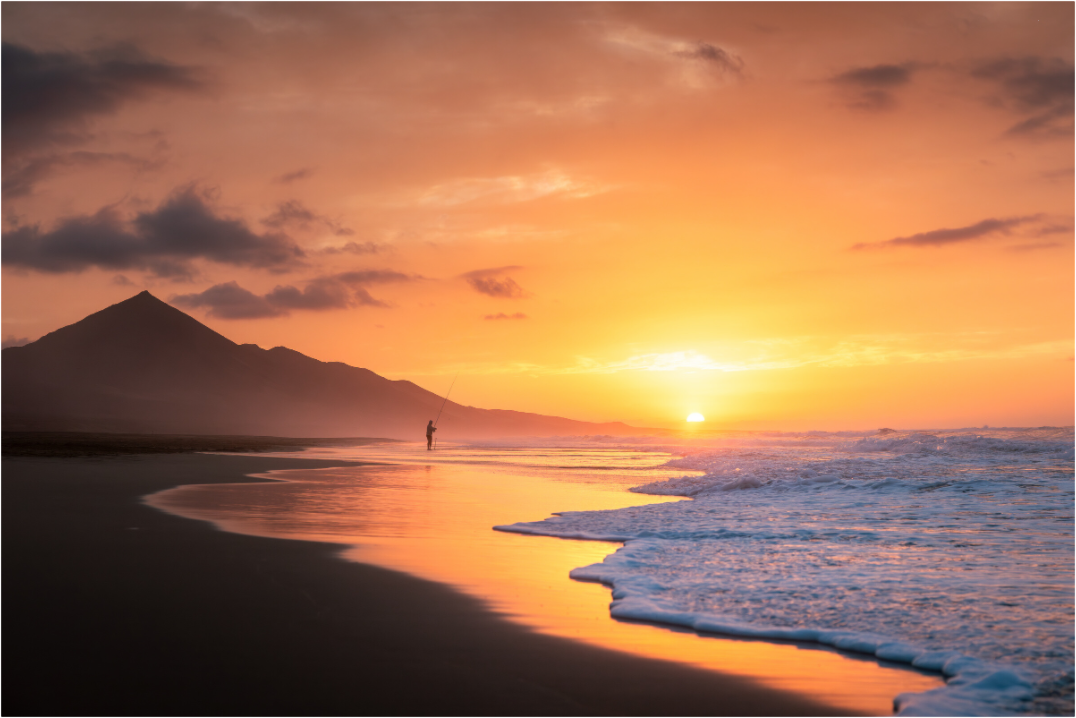 Main image Sunset Angler at Cofete, Fuerteventura
