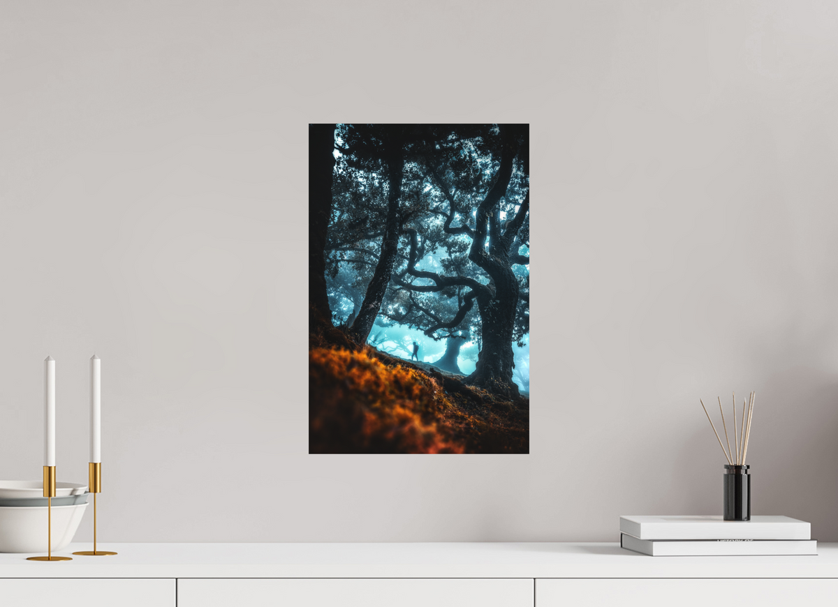 30 x 45 cm, Papierprint ohne Rahmen Enchanted Forest, Fanal, Madeira