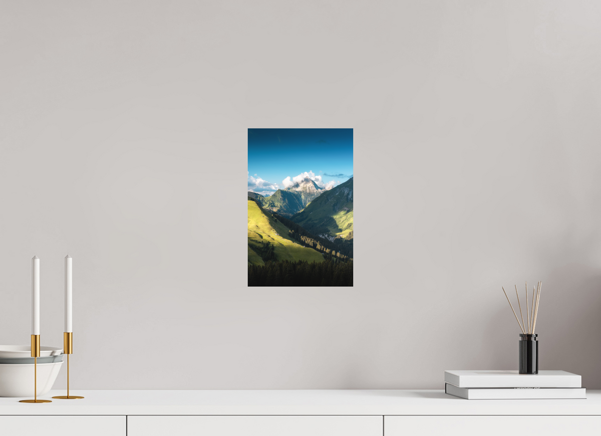 20 x 30 cm, Papierprint ohne Rahmen Biberkopf Valley, Warth