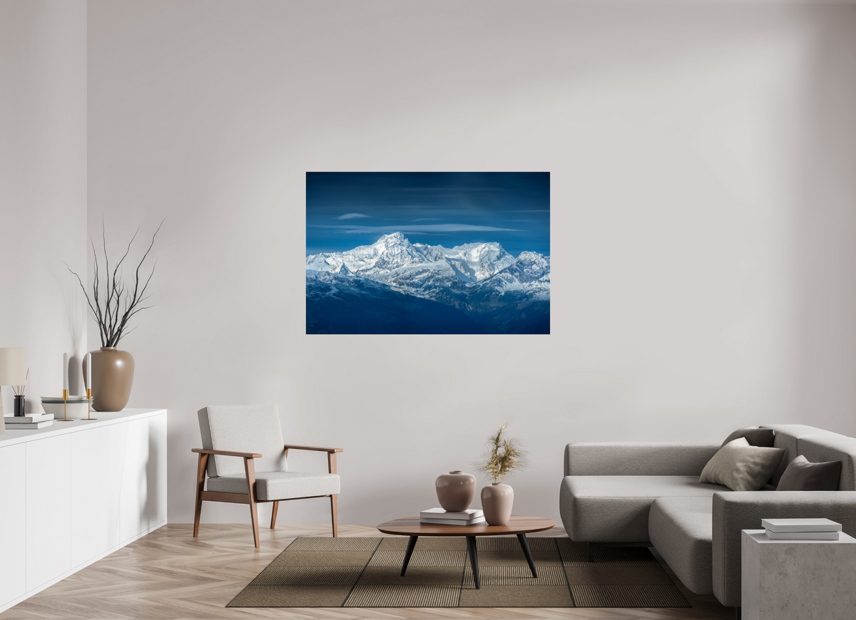 150 x 100 cm, Photo Print Under Acrylic Glass Schesaplana Sunrise from Muttjoechle