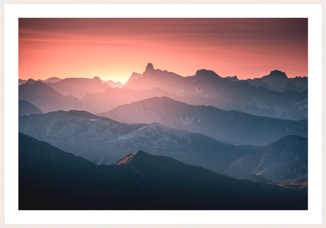 Main image Mountain Layers Below the Mohnenfluh, Lech