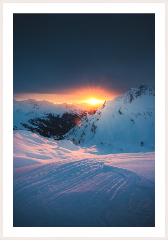 Main image Sunset Above Zürs, Arlberg