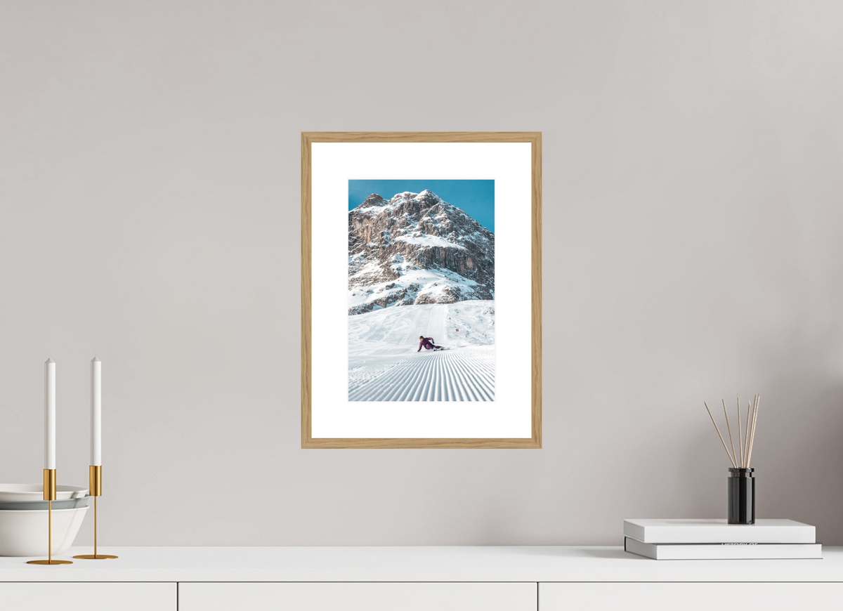 20 x 30 cm, Rahmen-Holzoptik Carving in Zürs, Arlberg
