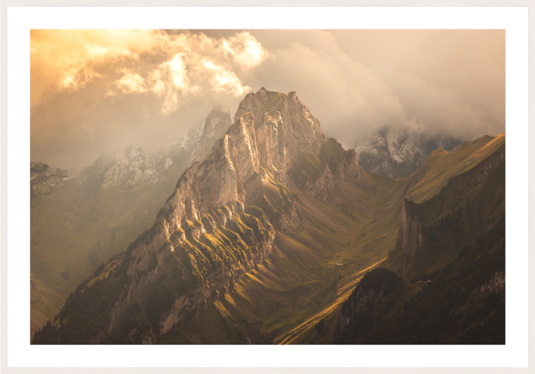 Main image Mountain Light Through the Clouds, Hoher Kasten