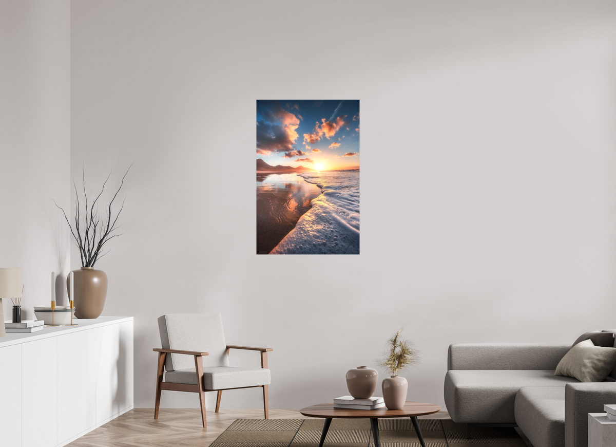 70 x 105 cm, Papierprint ohne Rahmen Playa de Cofete, Fuerteventura