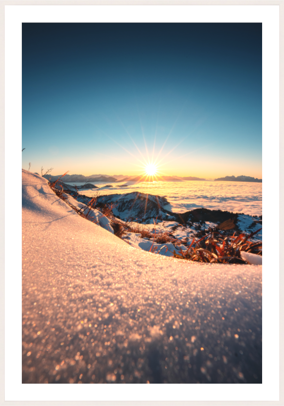 Main image Sunset Mountain Layers, Vorarlberg