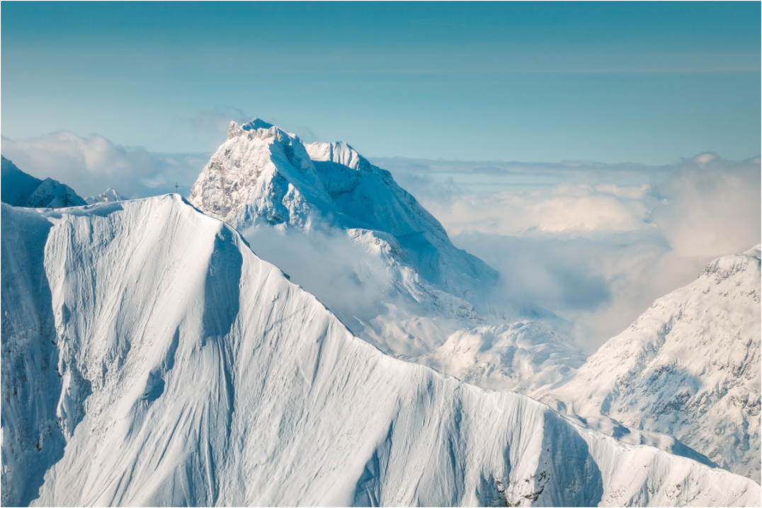 Main image Omeshorn Cross with Rote Wand in Winter, Arlberg