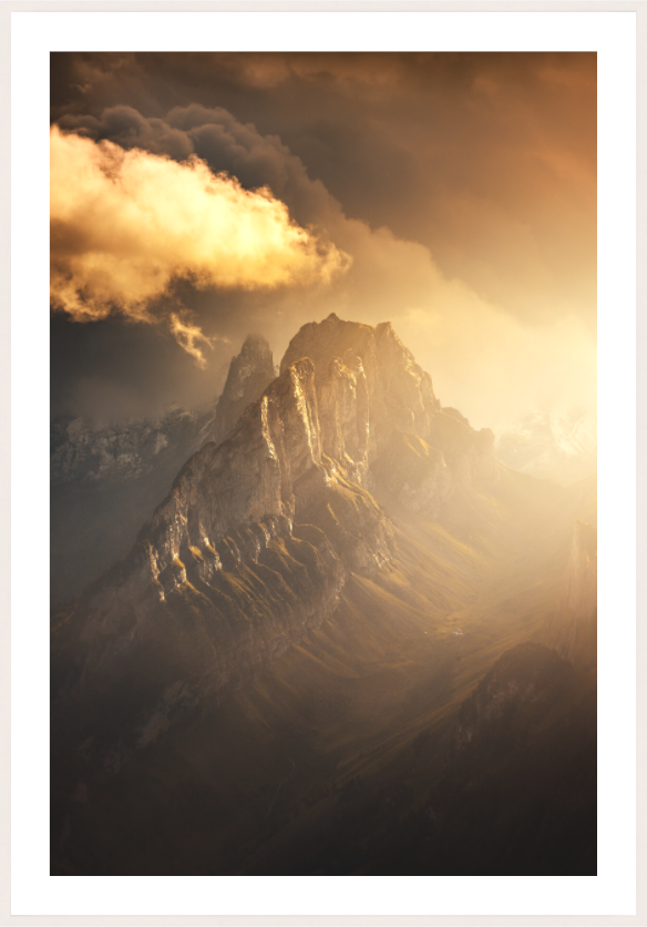 Main image Glowing Mountainscape, Hoher Kasten