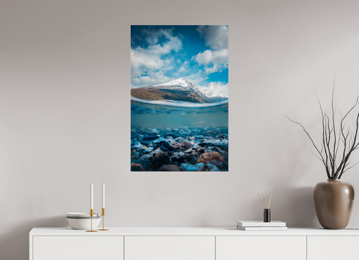 60 x 90 cm, Photo Print Under Acrylic Glass Lago Roca, Patagonia