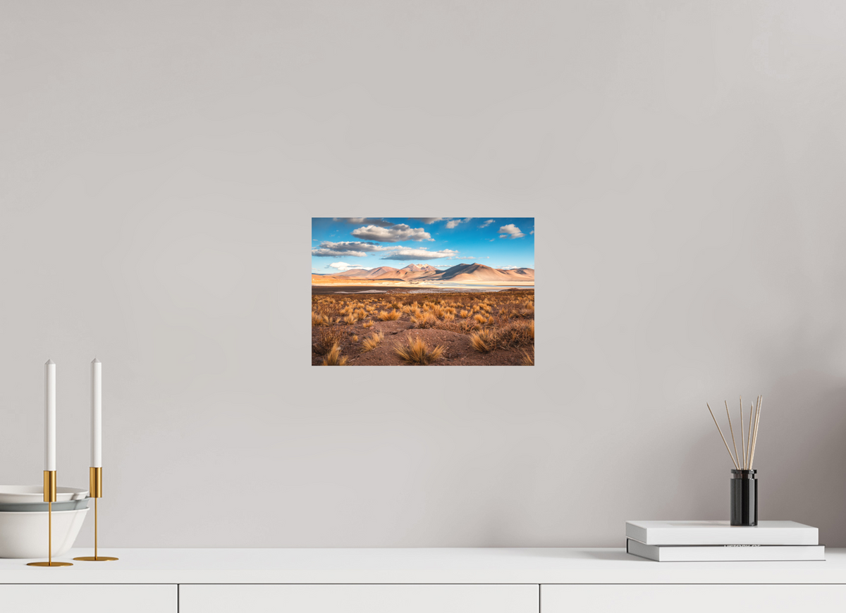 30 x 20 cm, Papierprint ohne Rahmen Golden Light in the Atacama Desert