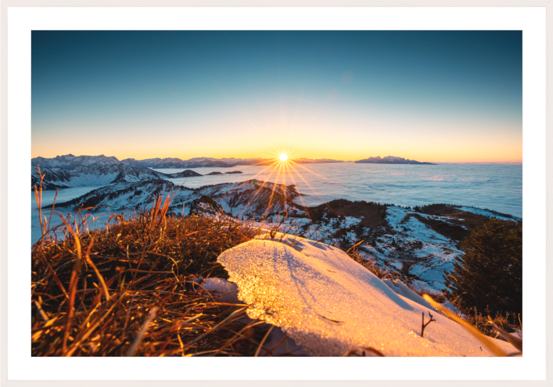 Main image Sunset at the Hohe Matona, Vorarlberg