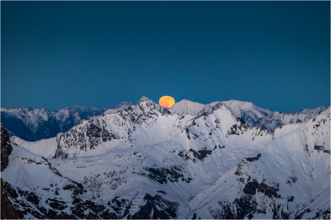 Main image Moonrise at Trittkopf, Arlberg
