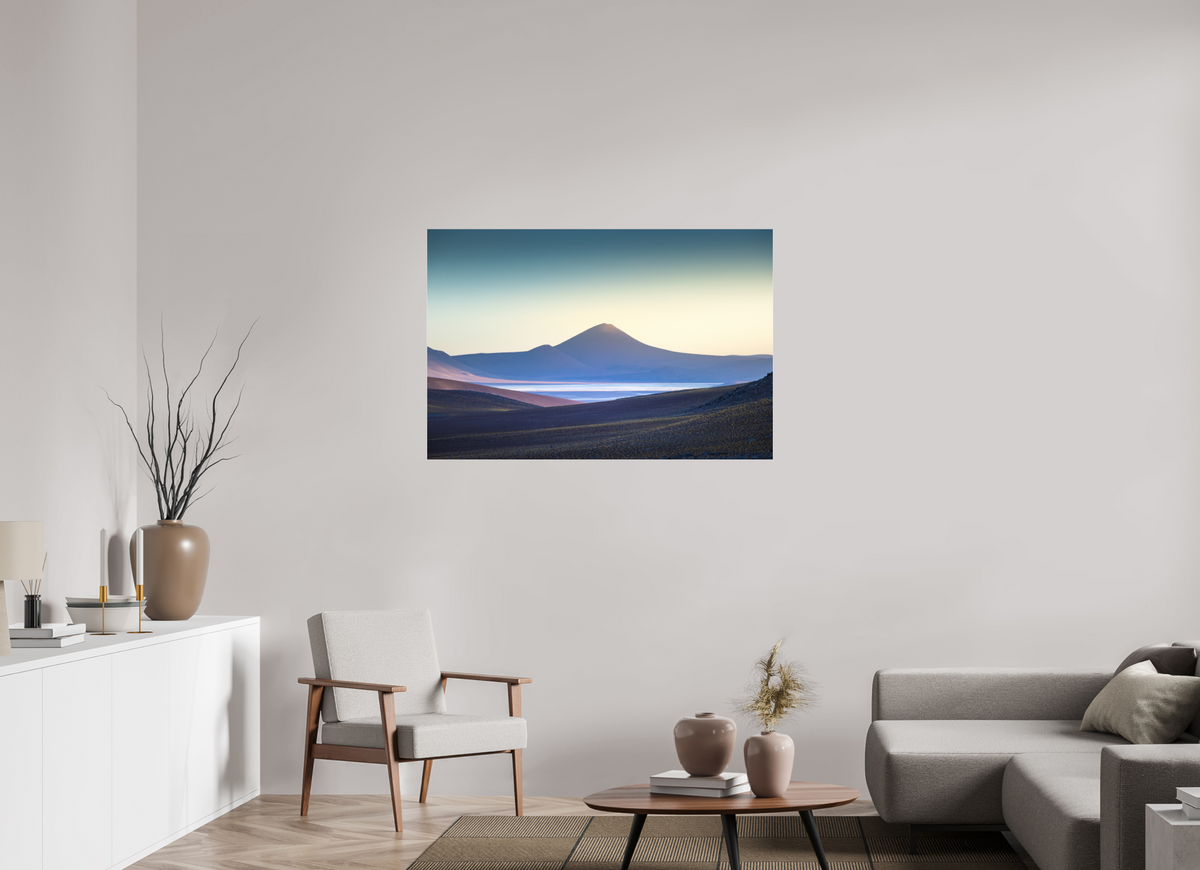 120 x 80 cm, Photo Print Under Acrylic Glass Atacama Desert Sunrise, Chile