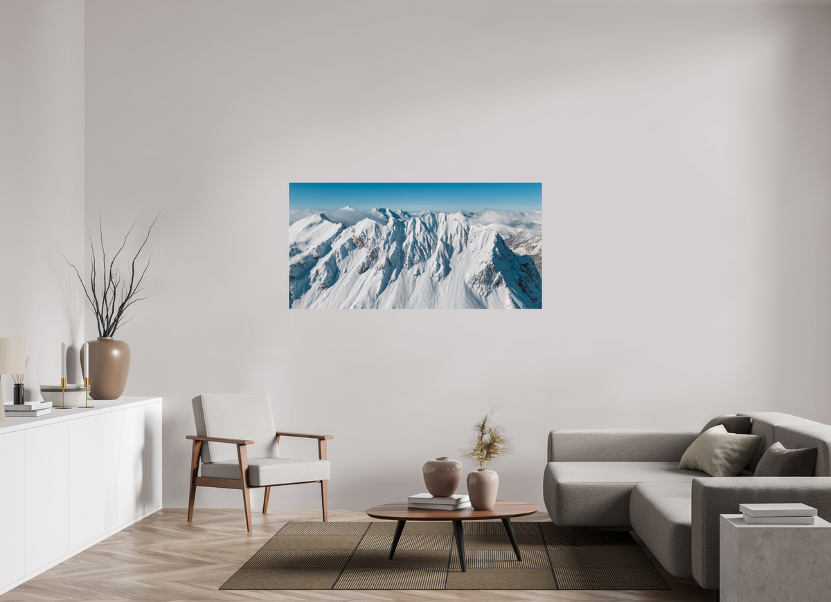160 x 80 cm, Photo Print Under Acrylic Glass Omeshorn Winter, Arlberg Austria