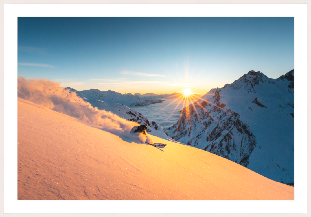 Main image Freeride at Sunset, Trittkopf, Arlberg