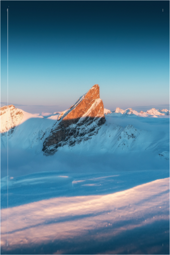 Main image Roggspitze Sunset Light, Arlberg