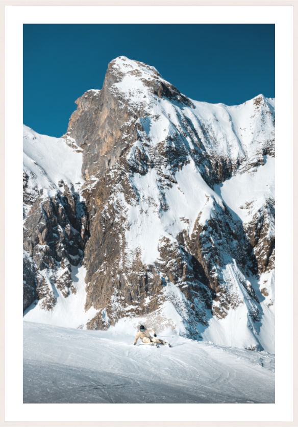 Main image Snowy Rock Face in Winter