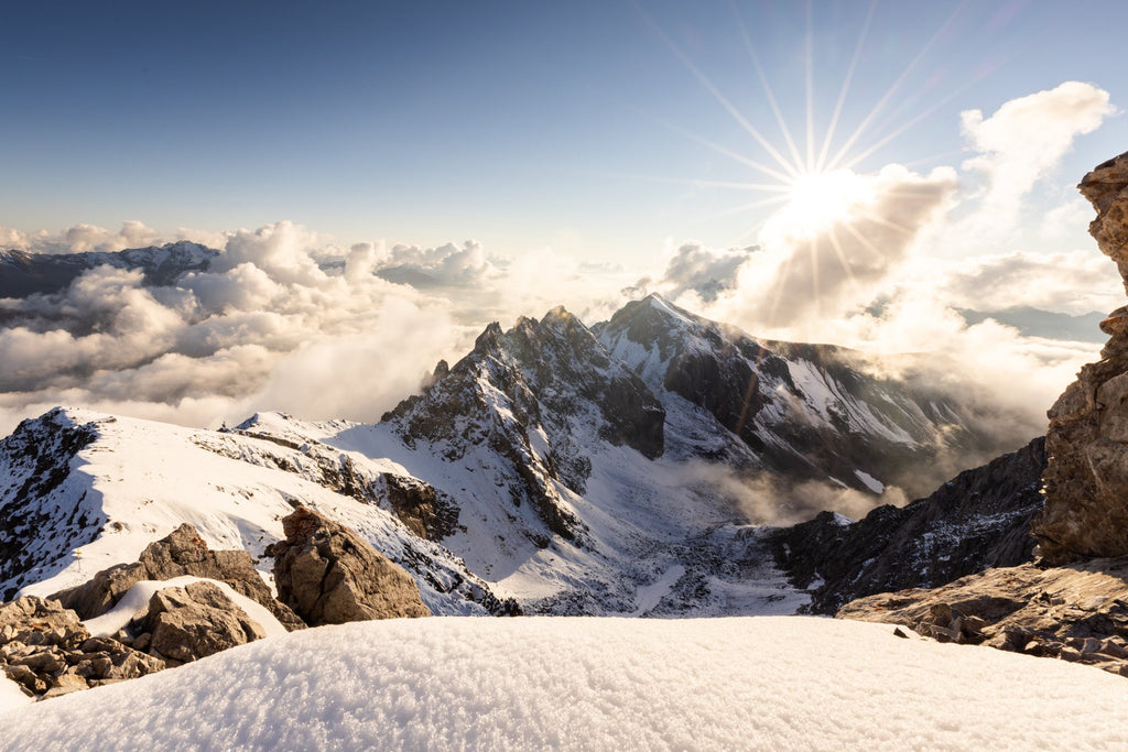 Photo Dramatic Sunset at the Valluga, Arlberg
