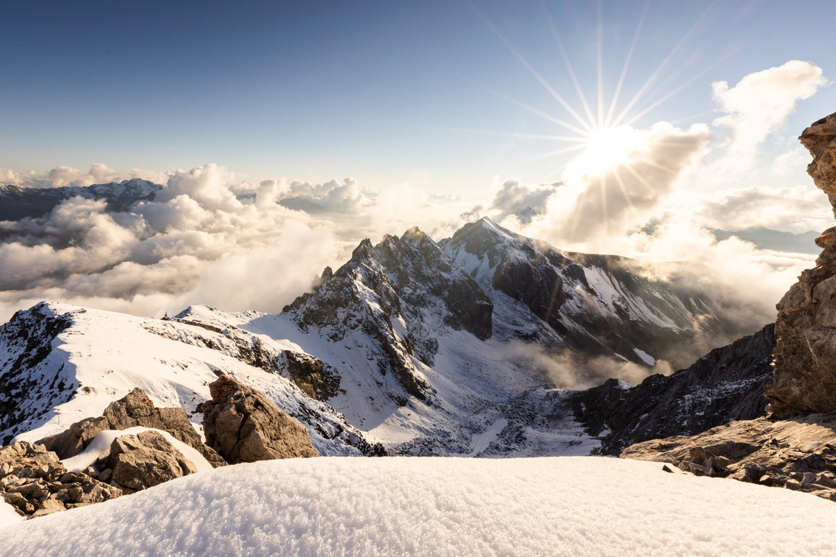 Photo Dramatic Sunset at the Valluga, Arlberg