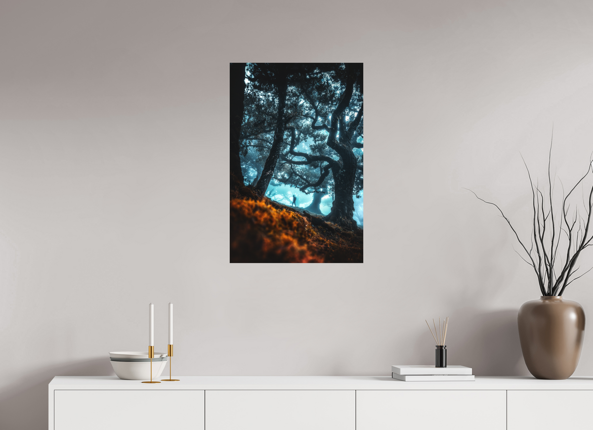 50 x 75 cm, Papierprint ohne Rahmen Enchanted Forest, Fanal, Madeira