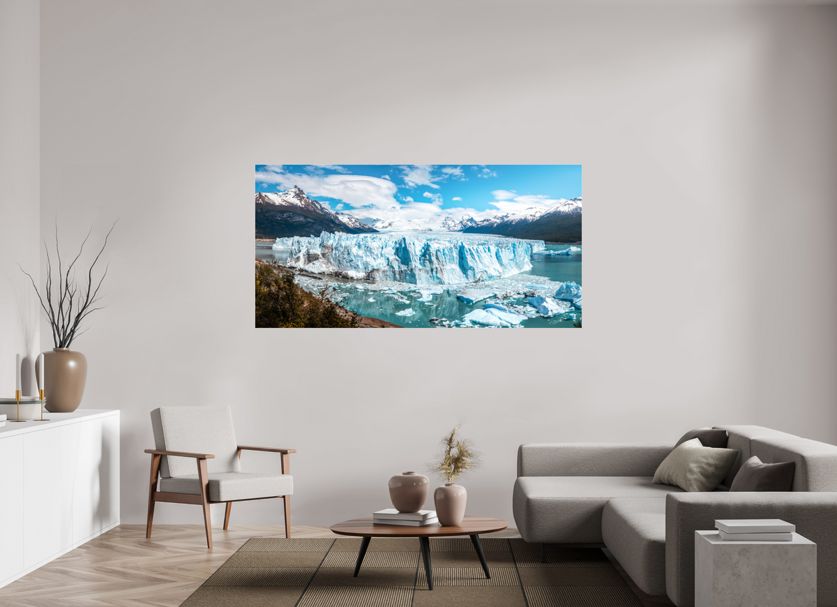 200 x 100 cm, Photo Print Under Acrylic Glass Perito Moreno Glacier, Patagonia