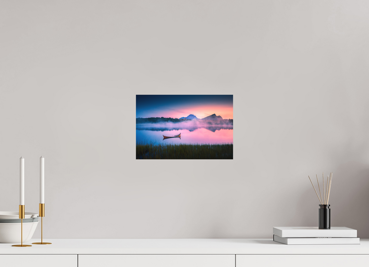 30 x 20 cm, Papierprint ohne Rahmen Evening Mood, Lofoten
