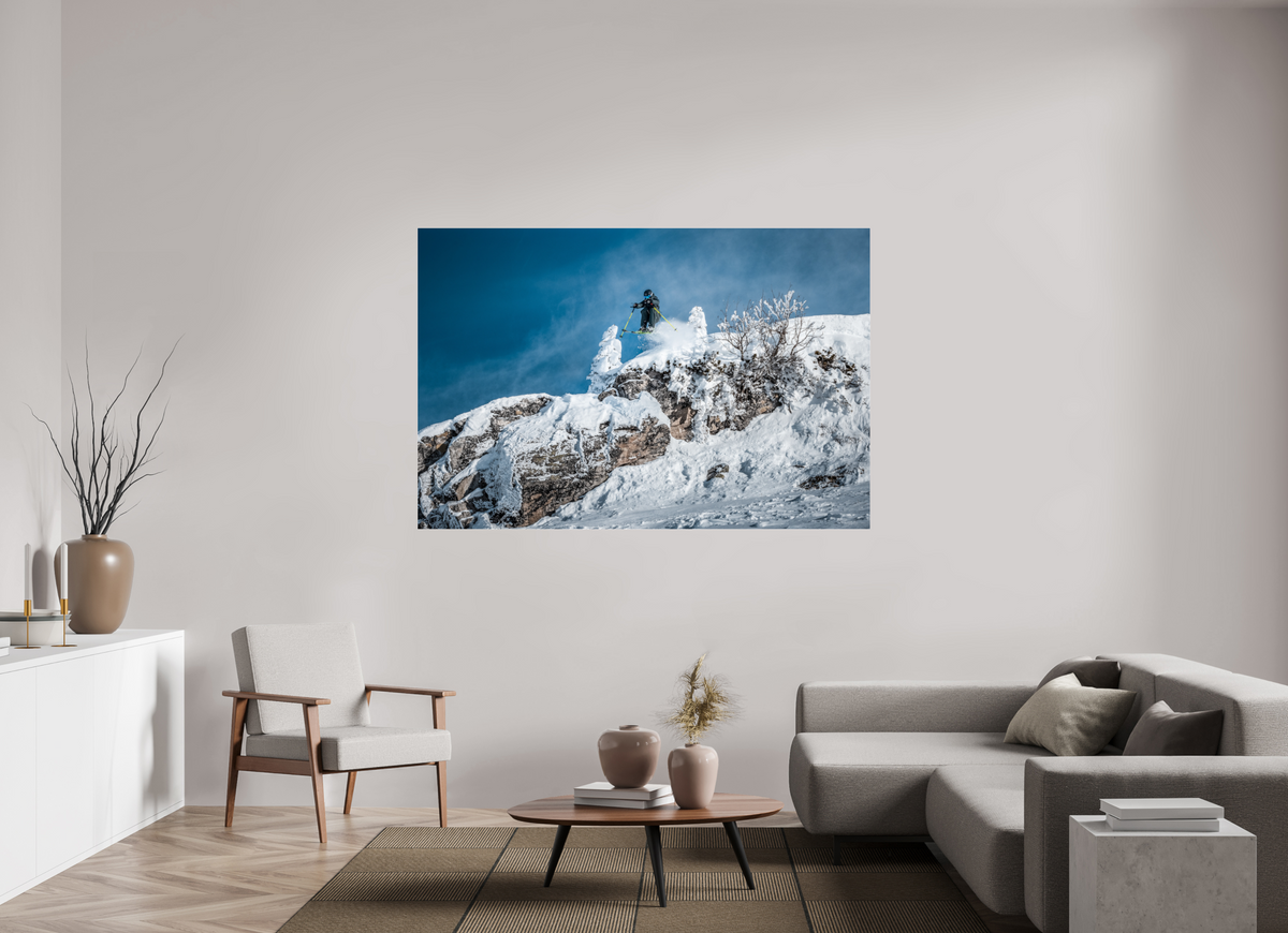 180 x 120 cm, Photo Print Under Acrylic Glass St. Anton Skiing, Arlberg Austria