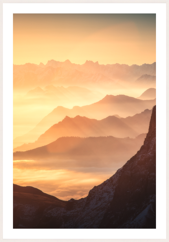 Main image Säntis Ridge Silhouette, Switzerland