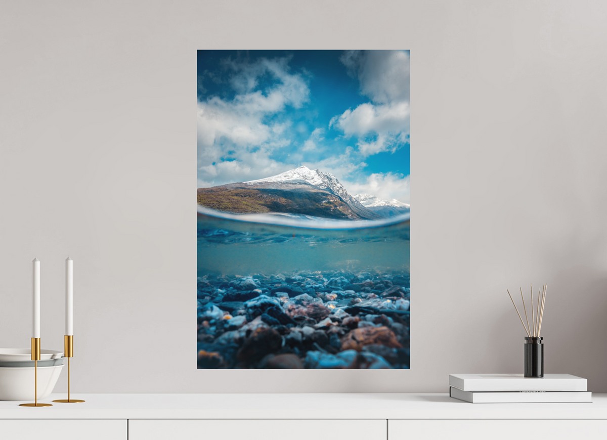 40 x 60 cm, Papierprint ohne Rahmen Lago Roca, Patagonia