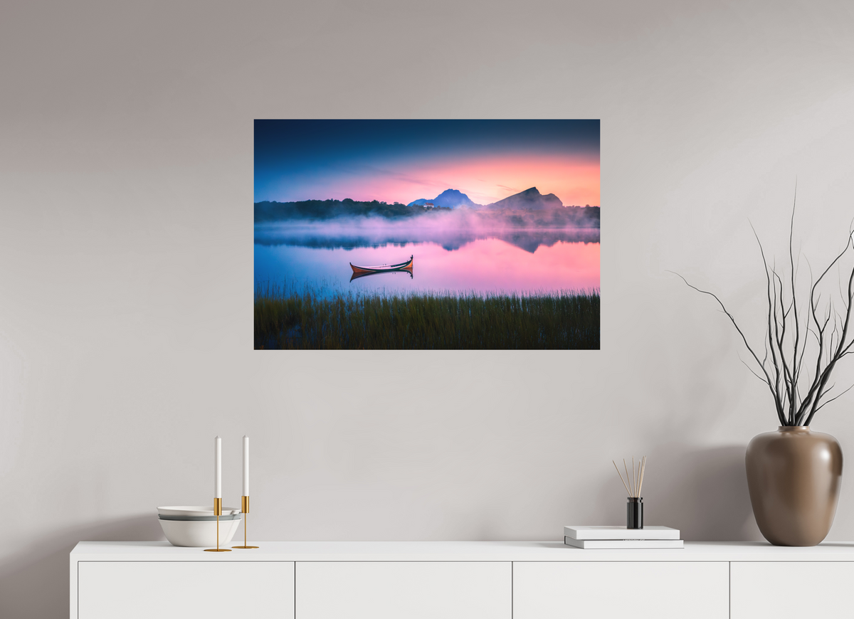 90 x 60 cm, Papierprint ohne Rahmen Evening Mood, Lofoten