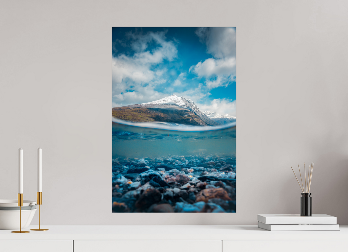 40 x 60 cm, Photo Print Under Acrylic Glass Lago Roca, Patagonia