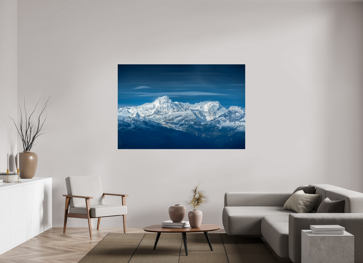 180 x 120 cm, Photo Print Under Acrylic Glass Schesaplana Sunrise from Muttjoechle