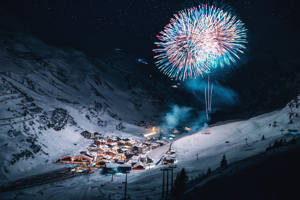 Photo Fireworks Over Zürs, Arlberg